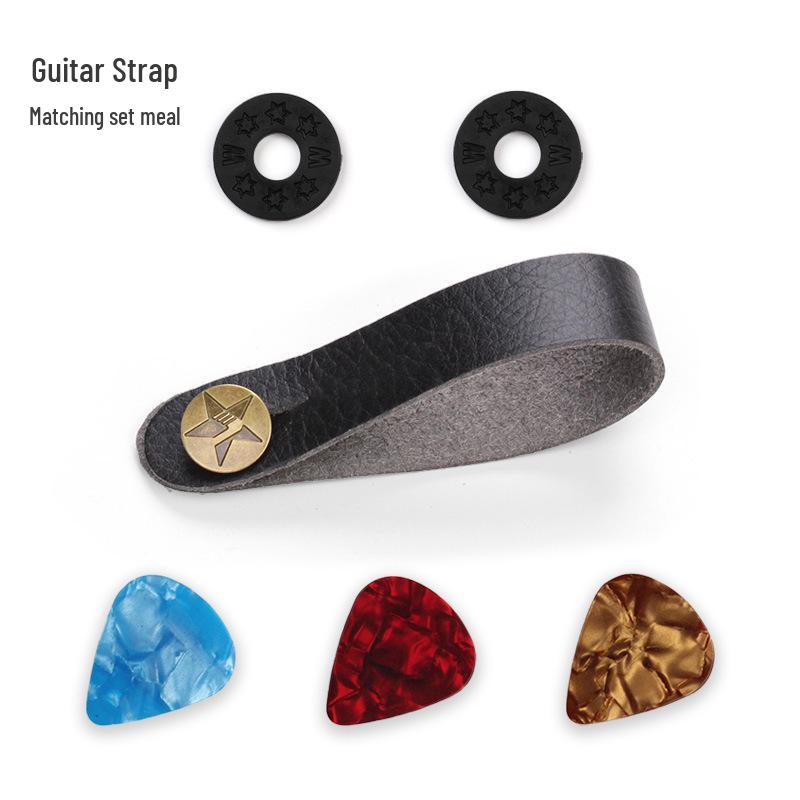 Ukulele Strap Set with Non-slip Headstock Tie and 3 Picks Guitar & Ukulele Universal