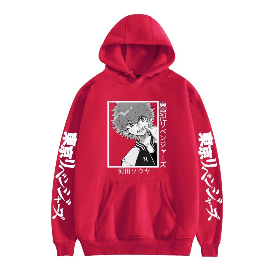 New Anime Print Fashion Casual Hooded Sweater