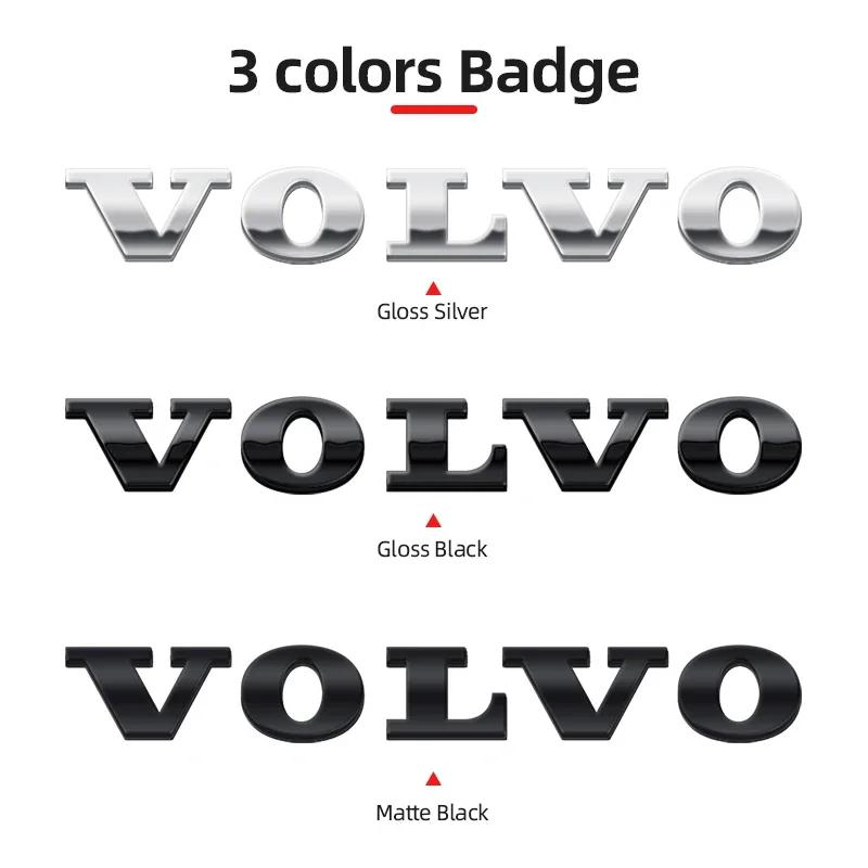3D ABS Písmena Loga Auto Zadní Kufr Znak Nálepka Pro Volvo Xc60 Xc90 V40 V60 S60 V50 V90 S80 C40 XC40 V70 XC70 C30 C70 T5 T6