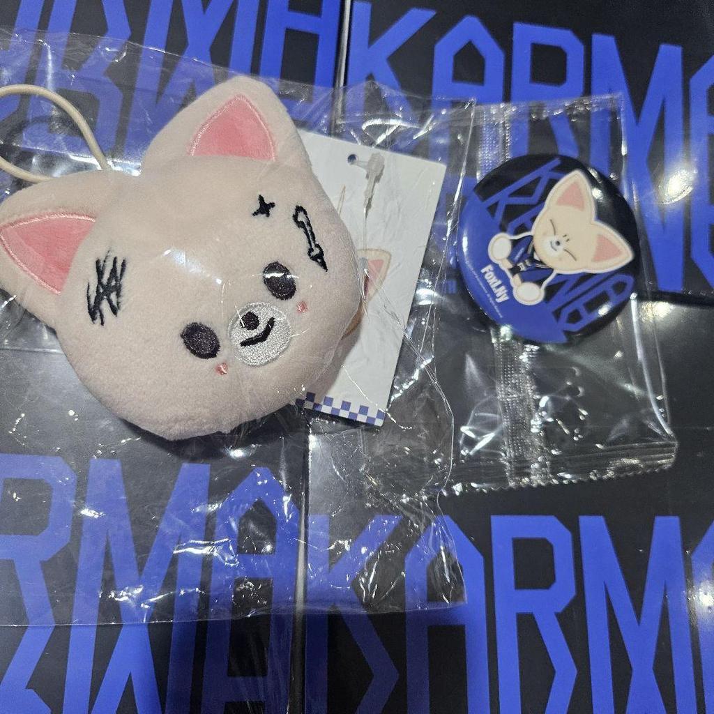 [USED] I.N Stray Kids KARMA Pop-Up Name Tag Bonus Mirror