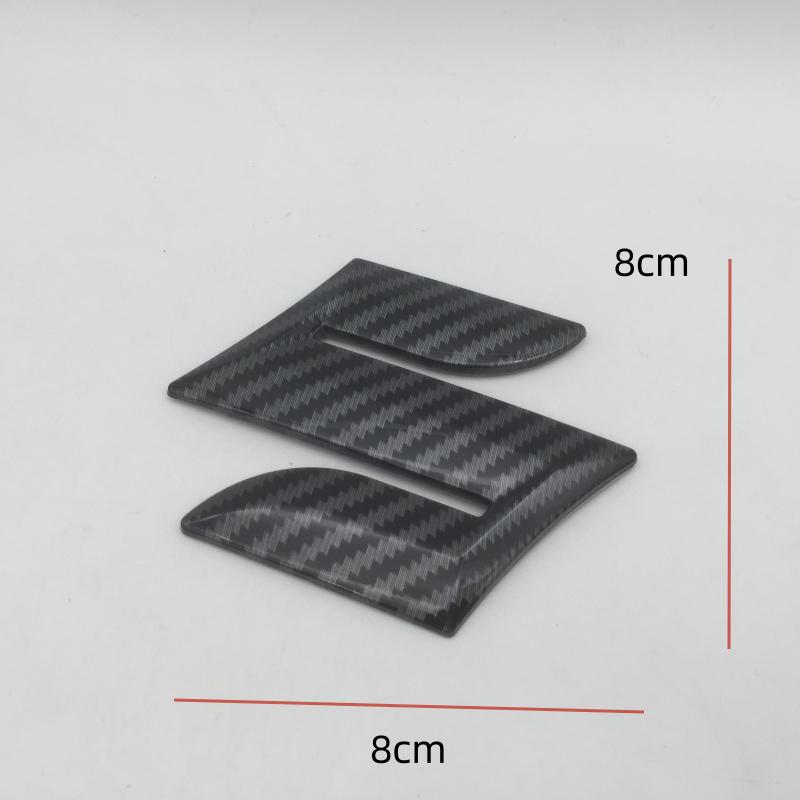 1 Stück 3D ABS für Suzuki Auto Emblem Motorhaube vorne Heckklappe Kofferraum-Plakette Lenkrad-Aufkleber Decal Styling Zubehör