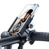 Metal phone holder for scooter bike, black