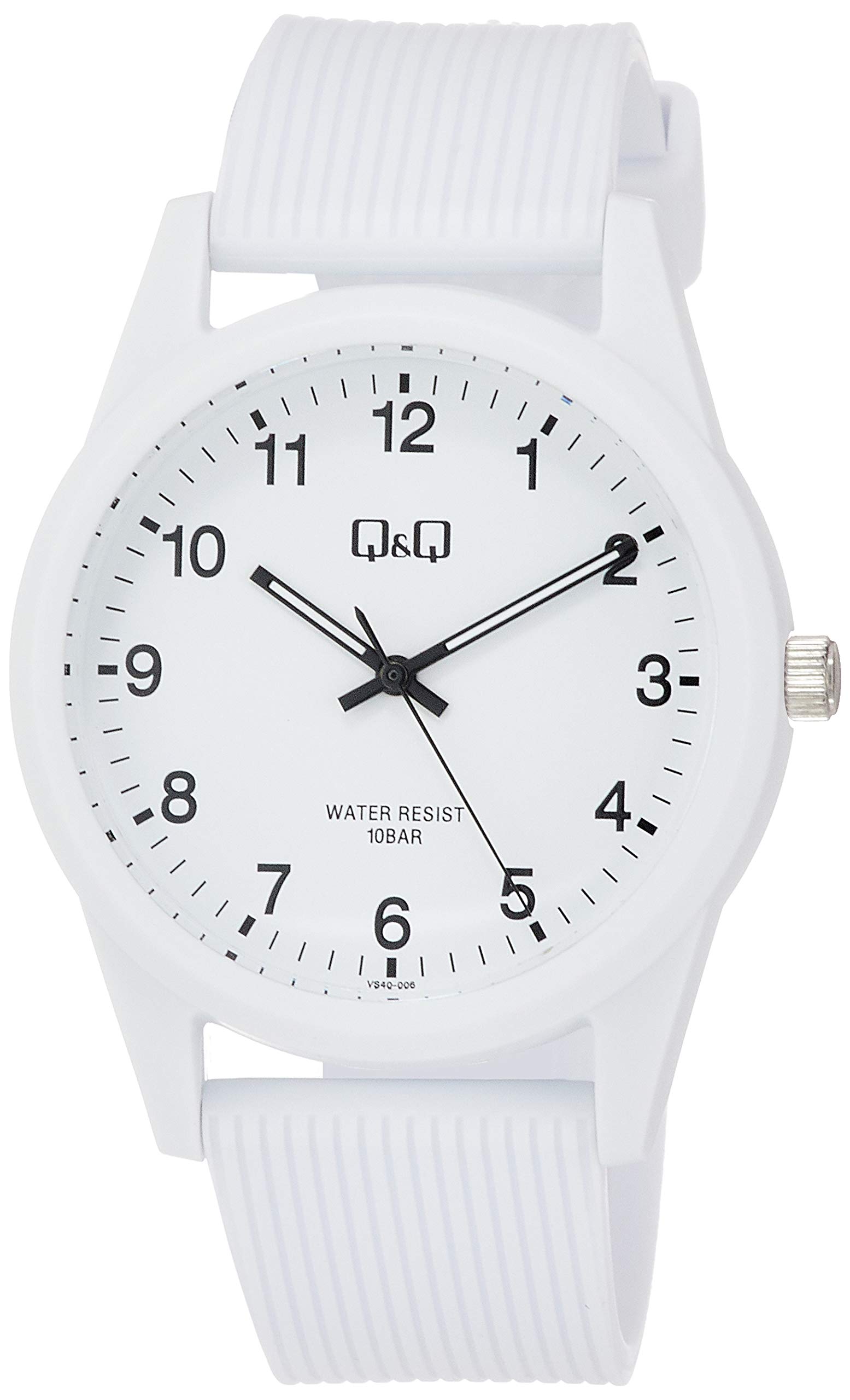 

Citizen Q&Q Wristwatch, Analog, Waterproof, Urethane Strap, white, Quartz Watch, Resistant to 10 ATM, Simple