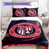 Southampton Football Printed 3 Pieces Bedding Set, Comfortable Skin Friendly Bedroom Duvet Cover Set