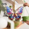Akrylová barevná závěsná dekorace motýl Oboustranný interiér Venkovní vánoční stromeček Nástěnný závěsný přívěsek zvířátka