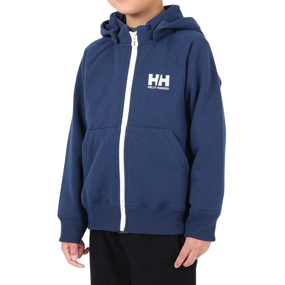 Helly Hansen K Logo Full-Zip Sweat Hoodie, Kids, Ocean Navy, Size 100