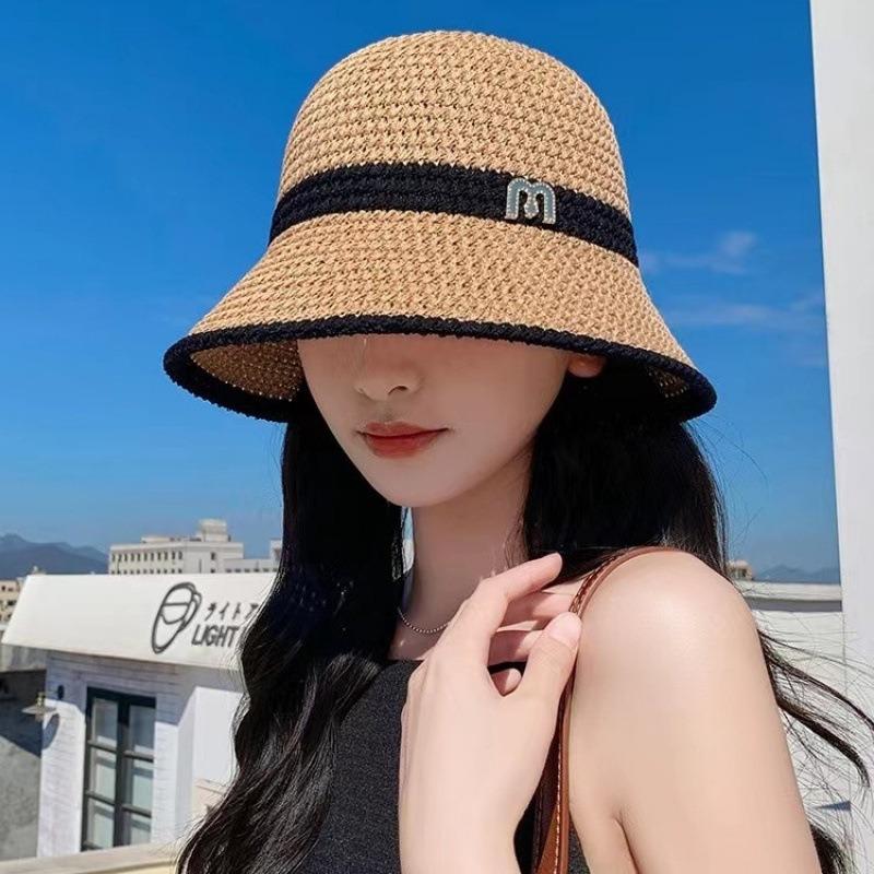 Spring Travel Sunscreen Hat Women's Summer Mesh Breathable Sun Hat Versatile Sunshade Bucket Hat Showing Washbasin