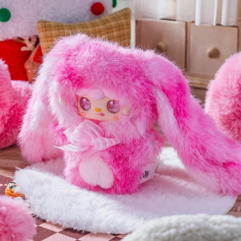 Yooki Hopping Bunny Series  Vinyl Plush Keychain Decor Toy Collectible Doll Birthday & Christmas Gift Toy