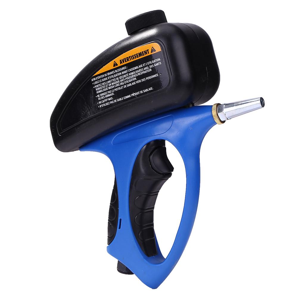 Pneumatic Anti-rust Sand Blasting Machine Kits Portable Adjustable Sandblasting Gun Tombstone Sprayer Sandblasting Machine 90psi