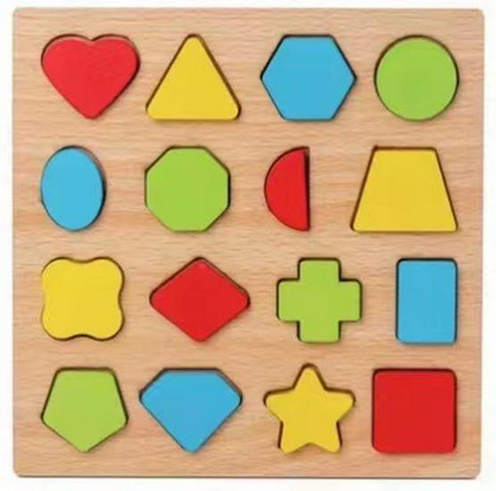 Wooden Alphabet & Number Jigsaw Puzzle Educational Toy for Young Children