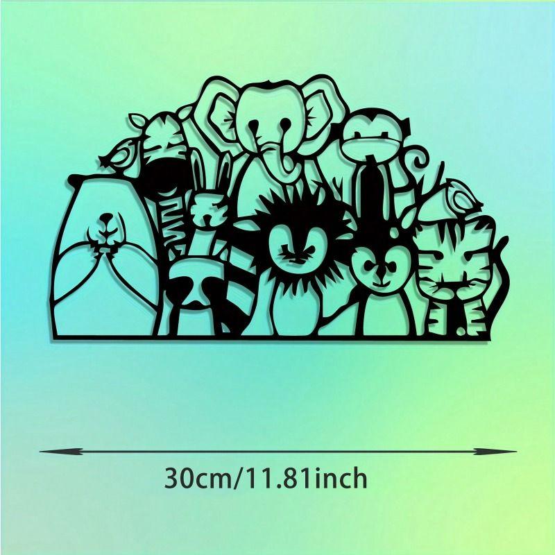 

Jungle Wild Animals Metal Wall Panel