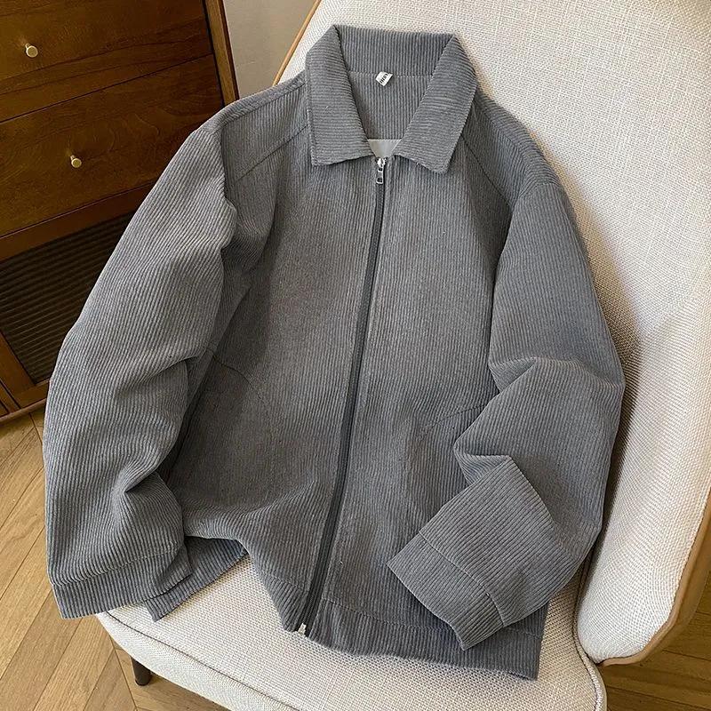 Spring Autumn Jackets Men's Baseball Uniforms Double Layer Loose Versatile  Popular Style