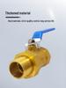 Xiuhui Copper Ball Valve with Male and Female Thread Union for Gas - 1/2", 3/4", 1" Sizes