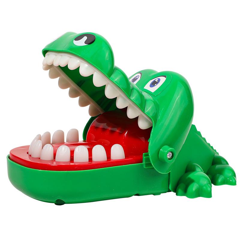 Children's Crocodile Bite Finger Toy - Parent-Child Tooth Extraction Game & Prank Prop