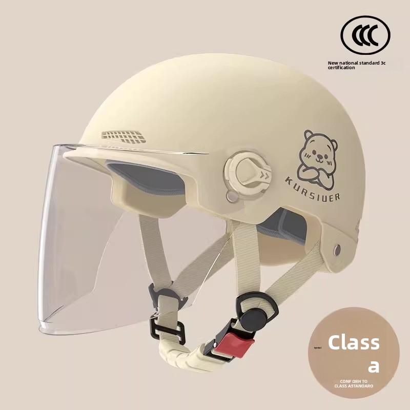 Electric Vehicle Helmet Men and Women Large Summer Breathable Four Seasons Universal Safety Helmet Half Helmet