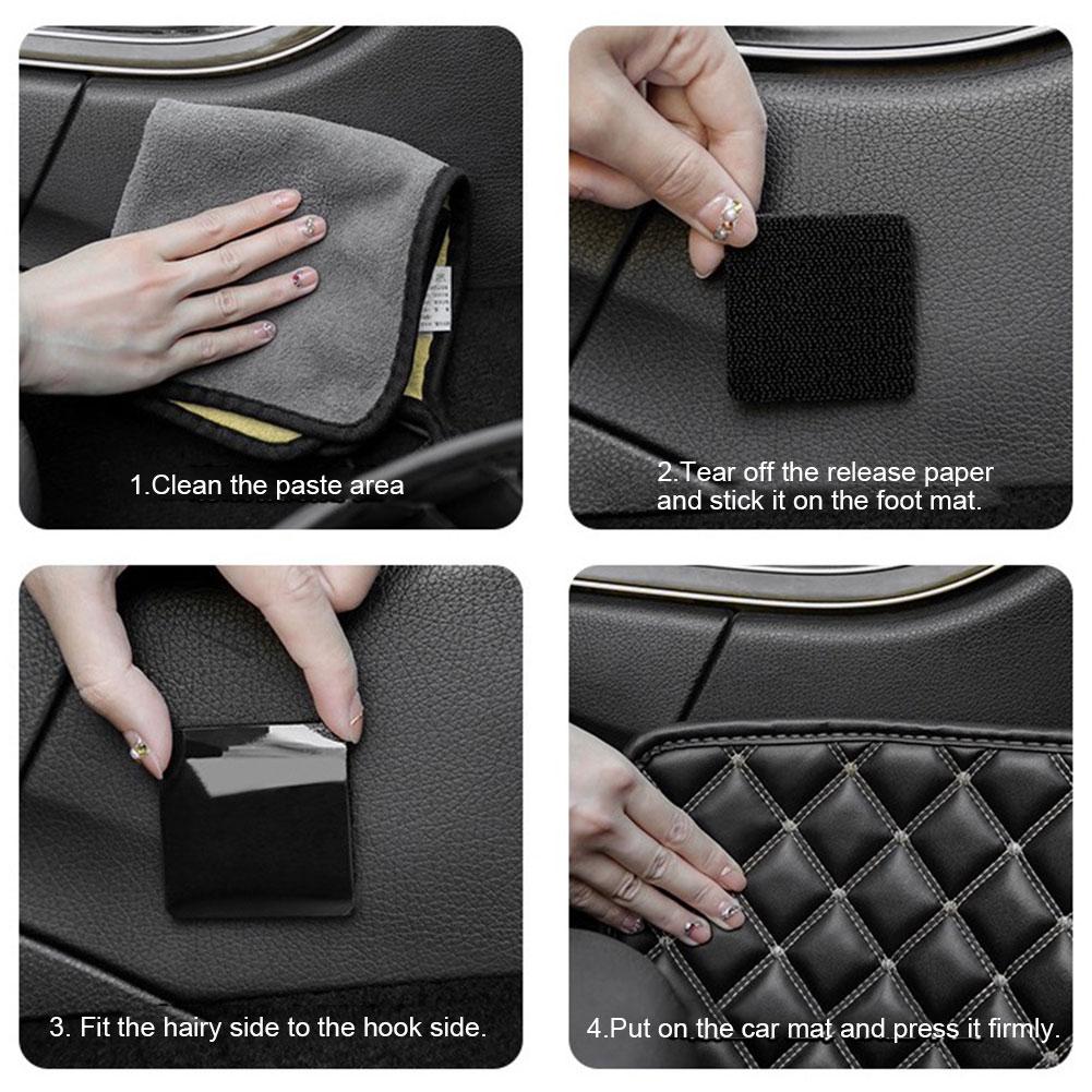 Adhesive Fastener Tape Extra Strong Carpet Fixing Sticker Double Side Hook-and-loop Fastener Auto Adhesive Tape Comforter Fixing