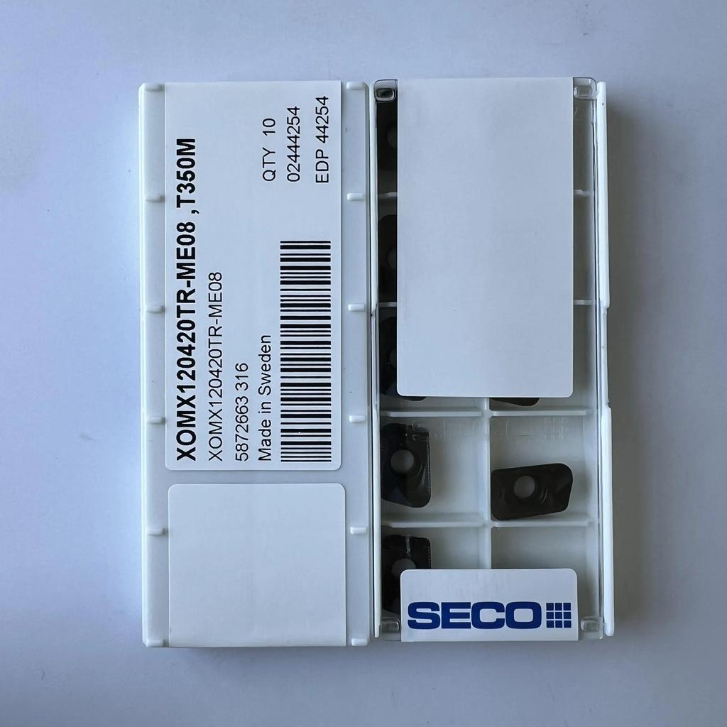 Seco / XOMX120420TR-ME08,T350M /Original Blade Carbide CNC Blade 10 PCS