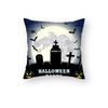 Neuer Halloween Kürbiskopf Schloss Kissenbezug Festliches Wohnzimmer Sofa Dekokissen Kissen