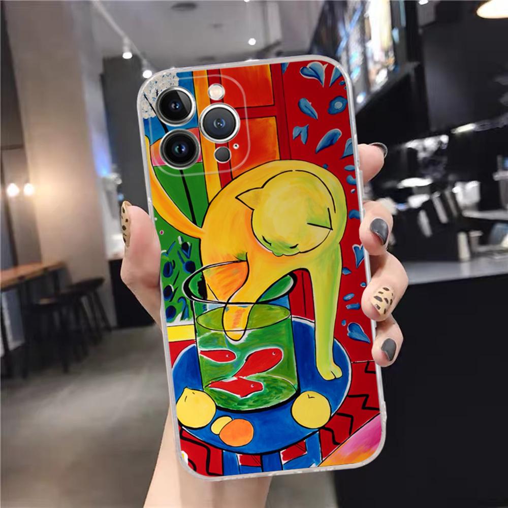 Henri Matisses Art Painting Phone Case For iPhone 15 14 11 12 13 Mini Pro XS Max Cover 6 7 8 Plus X XR SE 2020 Funda Shell