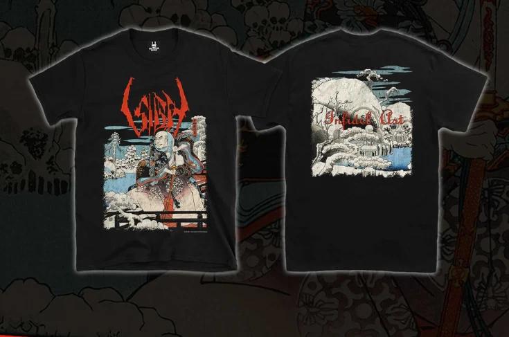 

Вздох – Infidel Art – Черная / Авангардная Металлическая Футболка S