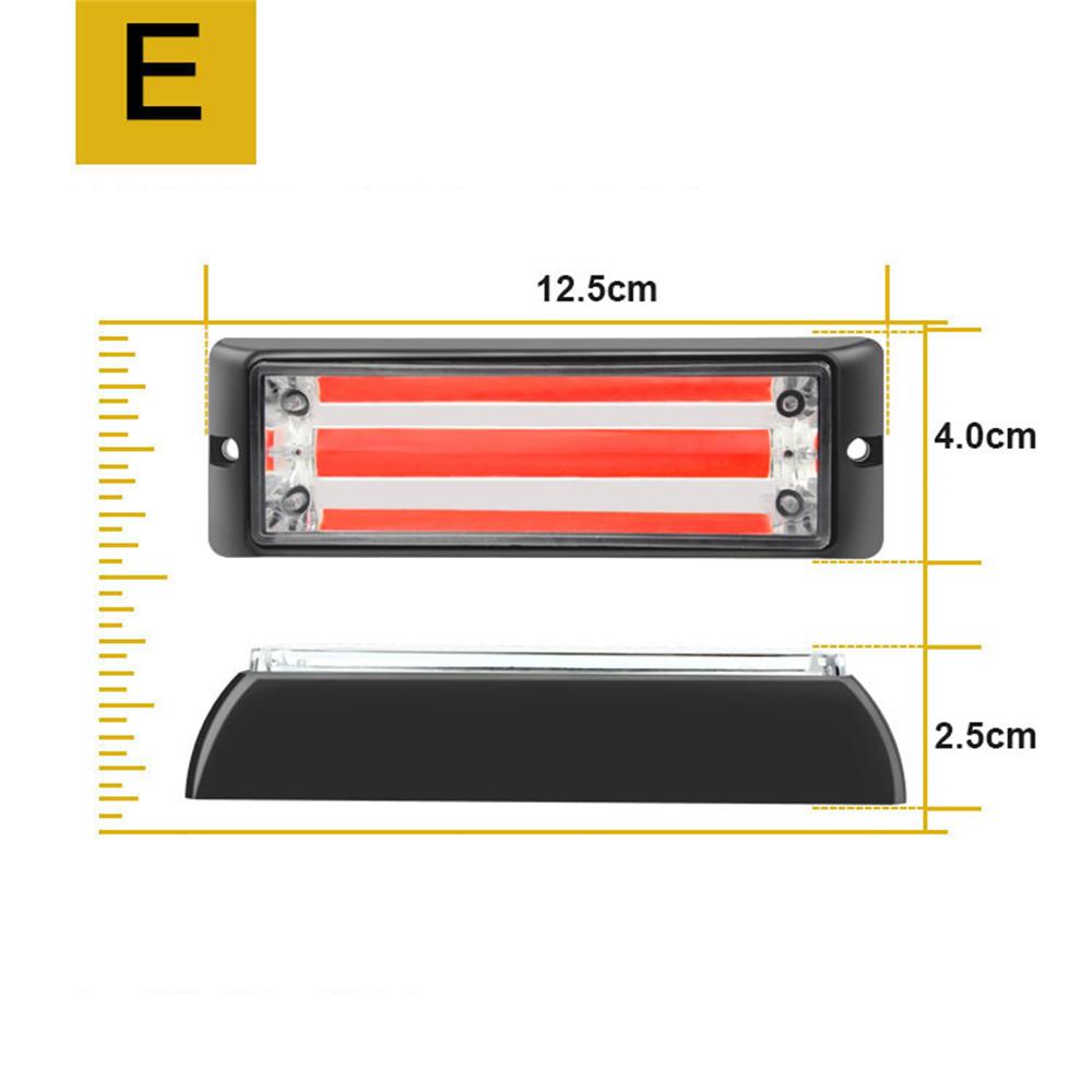2PCS Led Lights for Auto Strobe Lights Cob Led Gazelle Auto Strobe Light Fireman Police Flashing  Emergency Warning Lights