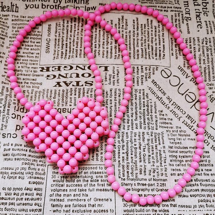 Mini Lipstick Handbags Pearl Women's Bag Crossbody Multicolor Love Shape Work Beads Women Spring and Summer All-match Fashion