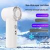 Portable High-Speed Mini Handheld Fan with Light, Ultra-Thin USB-Powered for Office and Outdoor Use