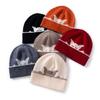 Double-layer double-sided% cashmere hat Warm knitted ear protectors Unisex cashmere hat spot