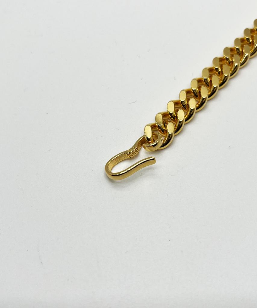 Sexto [Necklace][Surgical Steel] 1202Dc Chain Necklace Gold