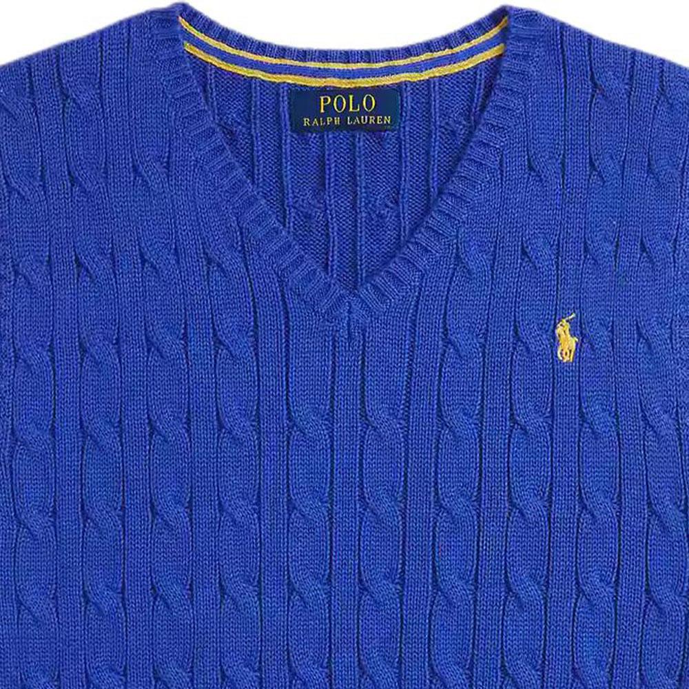 Polo Ralph Lauren Sweater FW25 Cable Knit Cotton Vest Kids Sweater CWPOSWEY6820648-400