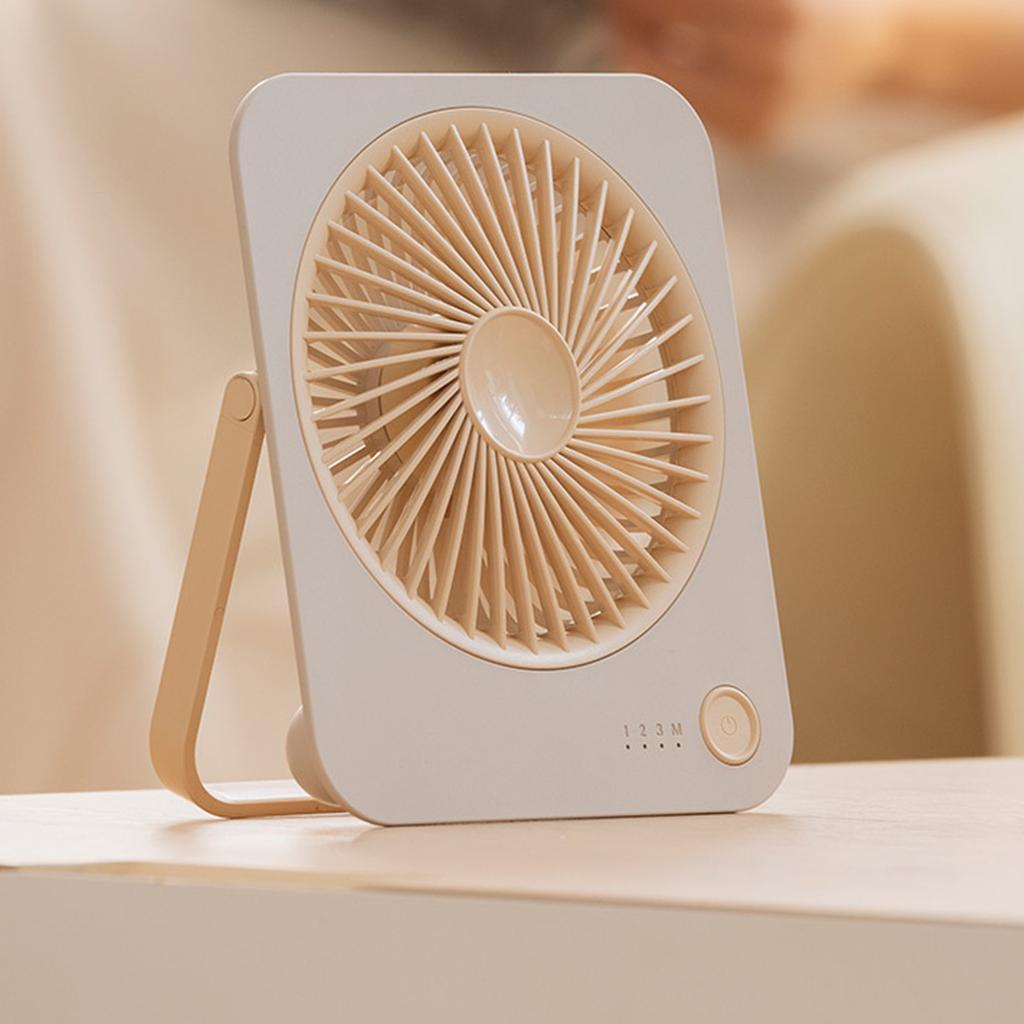 Desktop Fan Lightweight Cooling Fan Table Fan Convenient USB Fan Electric Fan Powerful Desk Fan for Dormitory Office