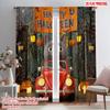 2pcs,2D Plane Printing Curtain Popular Cat 100% Polyester (without Rod) Art Deco Festive Perfect for Living Room, Office,