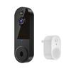 Video Doorbell 1080p Resolution AI Motion Detection Real-Time Communication Easy to Install Wireless Safe Doorbell Camera