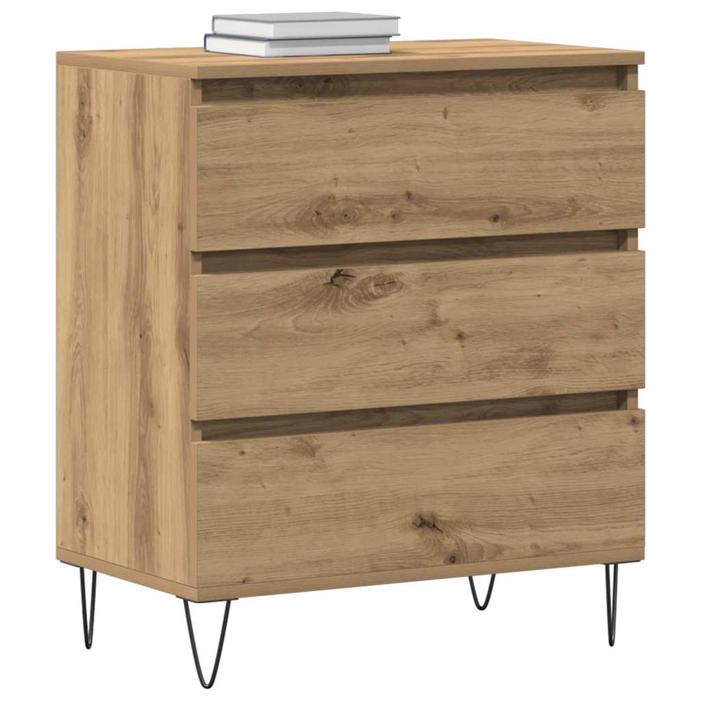 Artisan Oak Sideboard 60 x 35 x 70 cm Engineered Wood