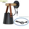 European Retro Decorative Wall Lamp for Hallways and Corridors - Iron Art Industrial Style Mirror Front Cafe Lighting