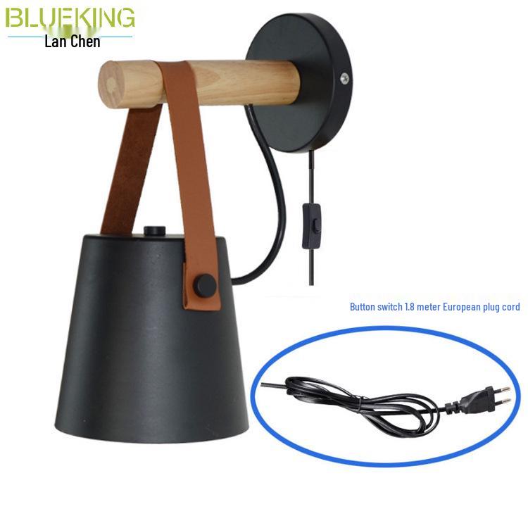 European Retro Decorative Wall Lamp for Hallways and Corridors - Iron Art Industrial Style Mirror Front Cafe Lighting
