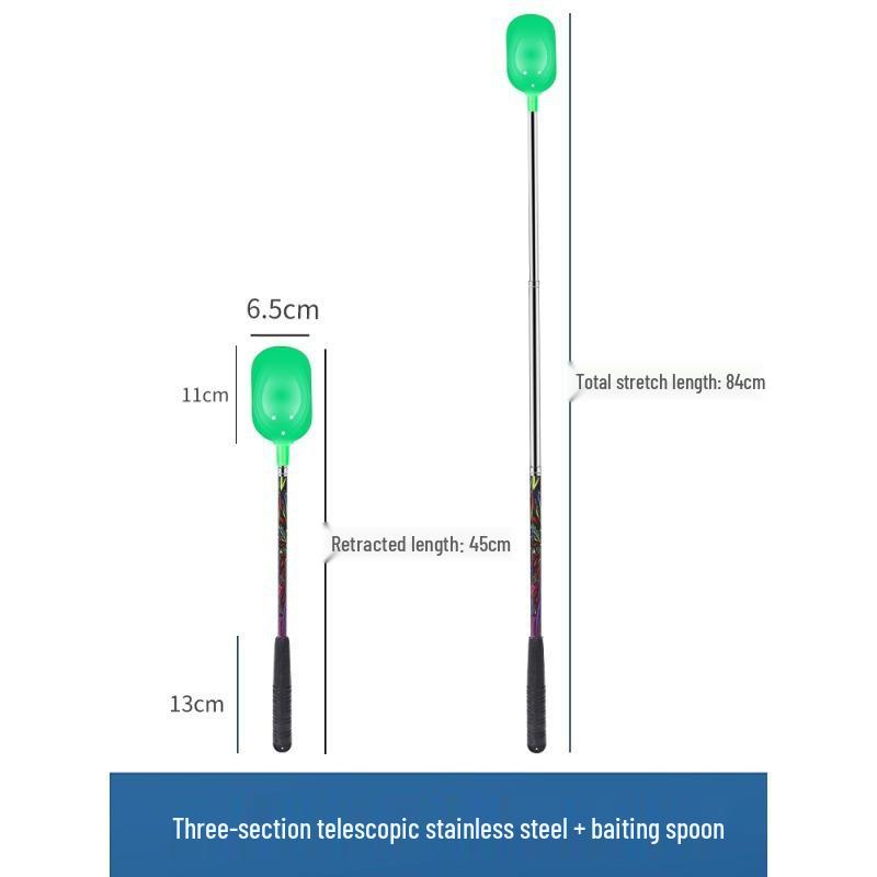 Telescopic Carbon Baiting Spoon Casting Rod for Long-Distance Fishing