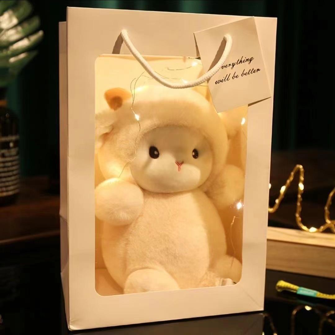 

Internet celebrity Polk lamb plush toy clothing lamb doll cute birthday gift doll wedding souvenir about 23cm