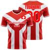2026 Brésil Suisse Argentine Drapeau Football Flagrant T-shirt Nom Numéro Personnalisés Imprimés Manches Courtes Décontracté Oversize Hauts
