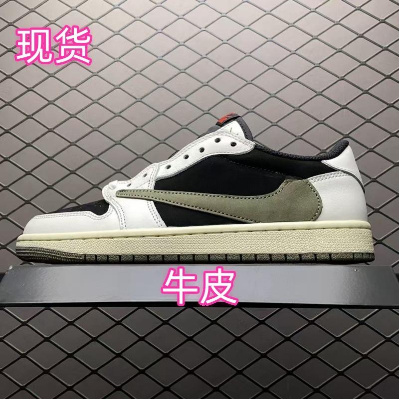 Shoes Pure Original AJ LOW Cowhide Lightning Barb Casual Sports Board Shoes Men's Shoes Women's Shoes Retro Versatile