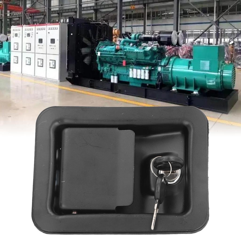 Cutie de instrumente pentru camion, fier de blocare, 140x108 mm, cutie de instrumente, cheie pentru ușă cu paletă de remorcă, cu 2 chei