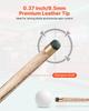 Pool Cue, 1447.8mm Jointed Snooker Cue, Snooker Cues Stick with Extension Rod & 9.5mm Leather Tip, 538g Pools Stick for Professional Pool Table, Bar,