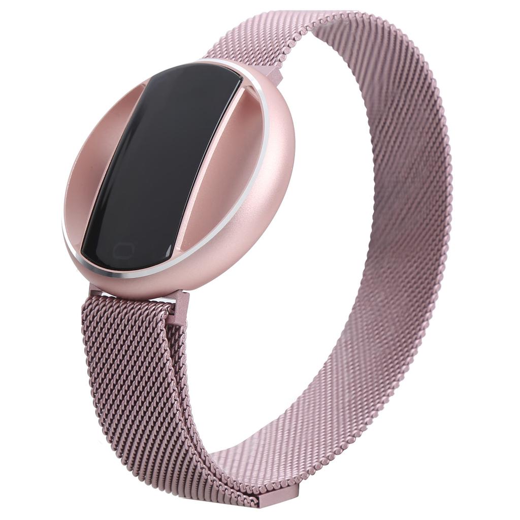 Smart Sports Bracelet Waterproof Fitness Smartwatch Bluetooth Health Monitoring Smart BandPink