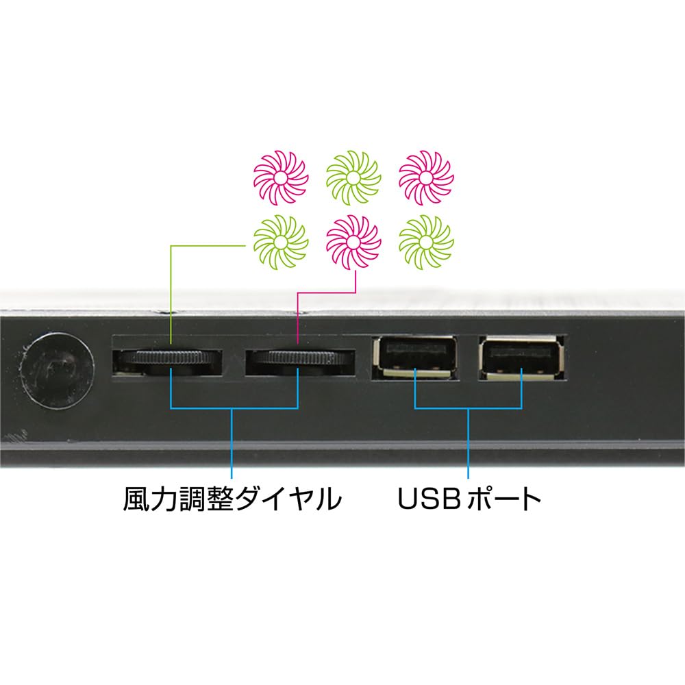 MCO Cooler para Laptop, 2 Vias, 6 Ventoinhas, Tipo Refrigeração Total, Z4237