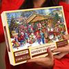 24 Days Jigsaw Puzzles Advent Calendar 1008 Puzzle Christmas Countdown Calendar Puzzle Toy Cardboard Material Stocking Stuffers