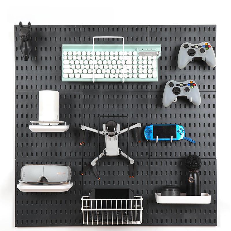 Green Forest Multi-Function Tool Hanging Plate, Punch-Free Workshop Hardware Storage Rack