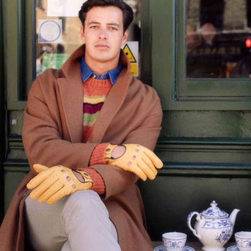 DENTS Delta Driving Gloves - Cork