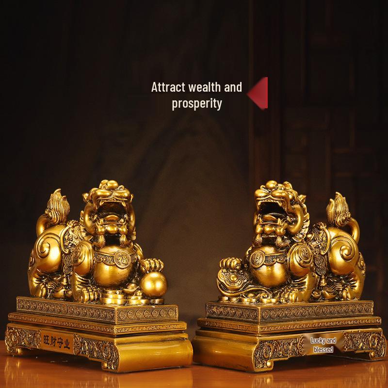 Popular Pixiu Ornament: Fortune-Attracting Decor for Living Rooms, Wine Cabinets, Offices, Shops, and Housewarming Gifts