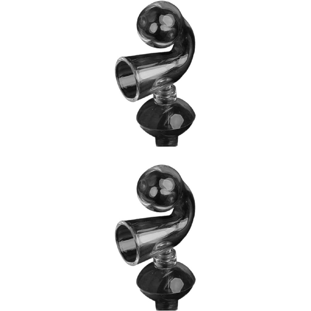 CO2 Drop-Checker Glass Carbon Dioxide Monitor CO2 for Planted Aquarium Fish for Tank CO2 Detector with Su Aquarium Heater Light Thermometers Gravel