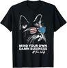 Walz Mind Your Own Damn Business Harris Waltz Cat Lady Unisex T-Shirt Unisex T-Shirt